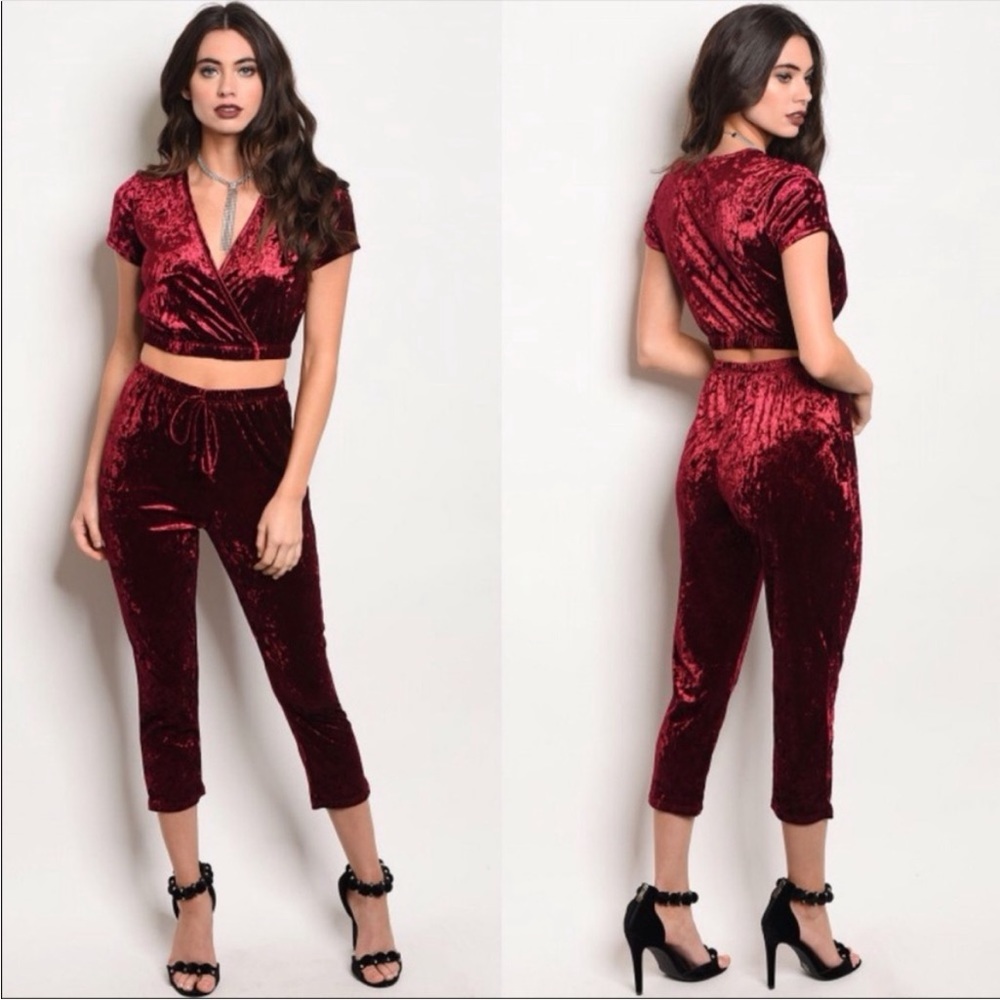 Crushed Two Piece Jogger set